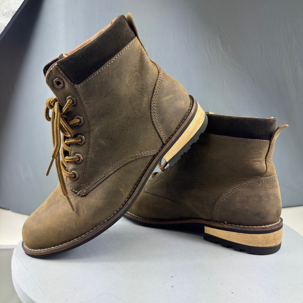 Kodiak Original All Season Womens 10 Brown Leather Waterproof Ankle Boots